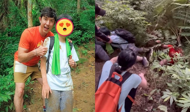 男童踩空跌下山　床戲男星捨身救人