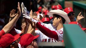 大谷翔平連2打席都炸裂，本季第10、11轟同役出爐。（圖／翻攝自天使推特）