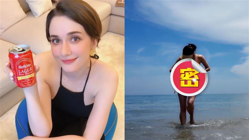 瑞莎產後上圍激增　撐爆比基尼辣暈網