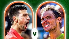納達爾將與喬科維奇上演第59度對決。（圖／翻攝自Tennis TV）
