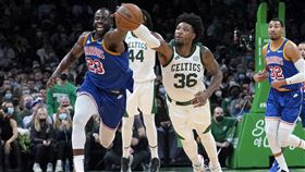 ▲勇士教練柯爾（Steve Kerr）認為史馬特（Marcus Smart）和格林（Draymond Green）風格十分相似。（圖／美聯社／達志影像）