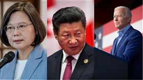 蔡英文、習近平、拜登/臉書、資料照