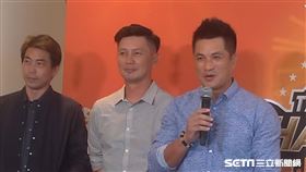 ▲統一獅冠軍球迷會在統一時代百貨台北店，林岳平、高志綱、潘武雄、陳傑憲、蘇智傑與林安可出席。（圖／記者蕭保祥攝影）