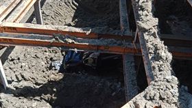 台南,工地,車禍,廂型車,垂降,