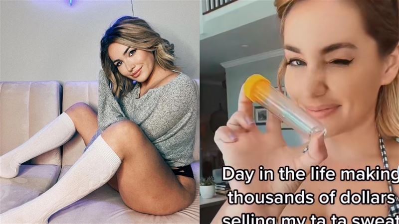 賣屁辣妹改行了　售乳香汗水千人看傻
