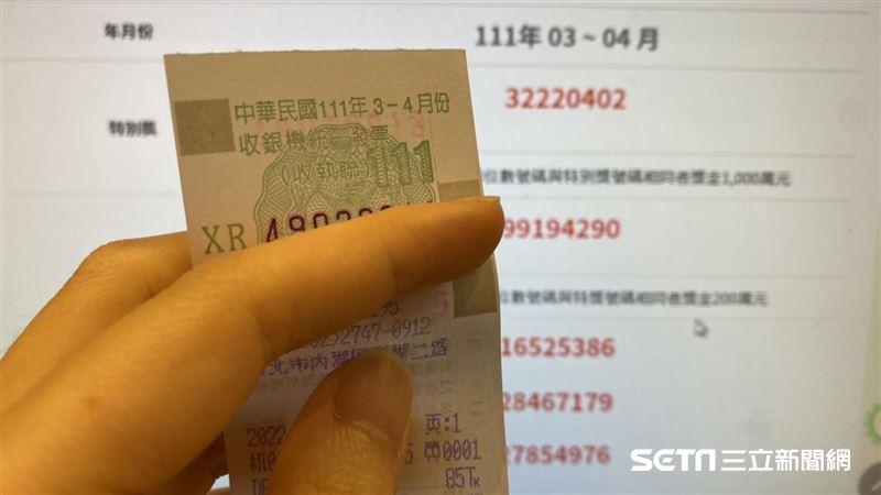 3-4月發票中獎清冊　千萬開19張