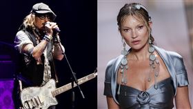 凱特摩絲也傳出現身在倫敦演唱會後台。（圖／路透社／達志影像）