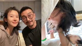 吳中天升格當爸。（圖／楊子姍、吳中天微博）