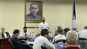 國民黨中常會。（圖／記者鄭佩玟攝影）