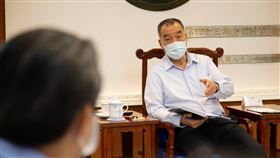 邱國正聽取「0531專案」簡報（圖／軍聞社提供）