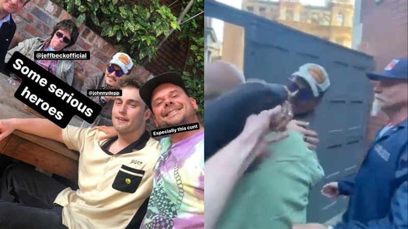 強尼戴普贏了　本人現身酒吧擊掌路人