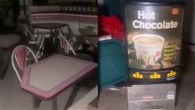 探險家「Triangleofmass」分享一間廢棄的麥當勞。（圖／翻攝自《Triangleofmass》TikTok）