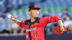 ▲味全龍郭郁政。（圖／味全龍球團提供）