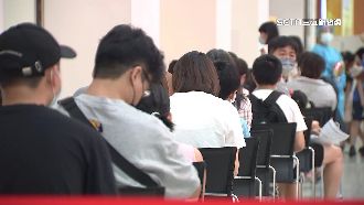 連假打氣爆棚！兒童接種站湧人潮