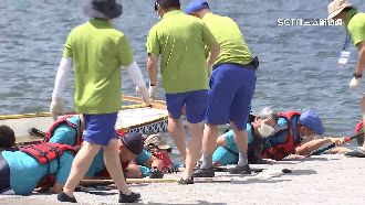 端午龍舟賽！新北長青組首參戰就翻船