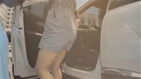 台南,三寶,特斯拉,車門,凹痕