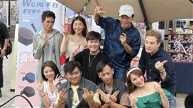 綠茶、小優、吳宗憲、Miusa、黑旋風、奧斯丁和張與辰 出席市集活動。（圖／記者林明柔攝影）