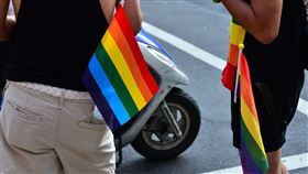 同志遊行/同性戀/男同志/彩虹旗/同婚/婚姻平權(記者陳弋攝影)