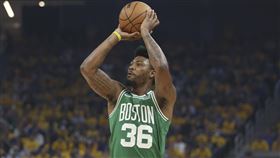 ▲塞爾提克在首戰的三分出手多數都是空檔。（圖／美聯社／達志影像）