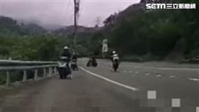 無照少年苗栗台3線翹孤輪，遭開3罰單共18000元。（圖／翻攝畫面）