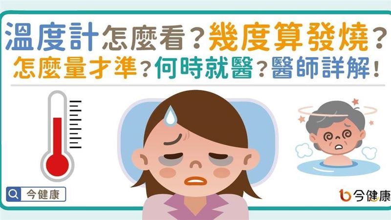 溫度計怎麼看？幾度算發燒？醫師詳解