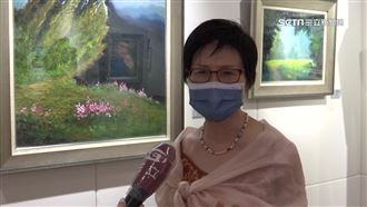 生醫跨足藝文　林秀霞油畫展送愛烏國
