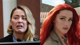  安柏赫德,水行俠,梅拉公主 圖翻攝自Aquaman Movie ig、美聯社達志影像