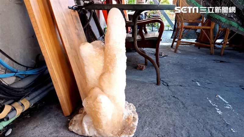 高雄男大街撈這1根　破石頭竟是寶物