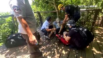 73歲山友爬柴山　暈眩跌倒撞頭流血