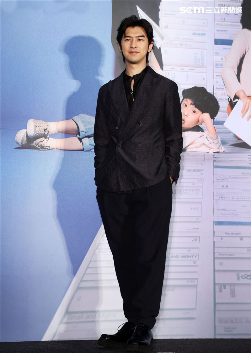 陳柏霖出席「正義的算法」發布記者會。（記者邱榮吉/攝影）