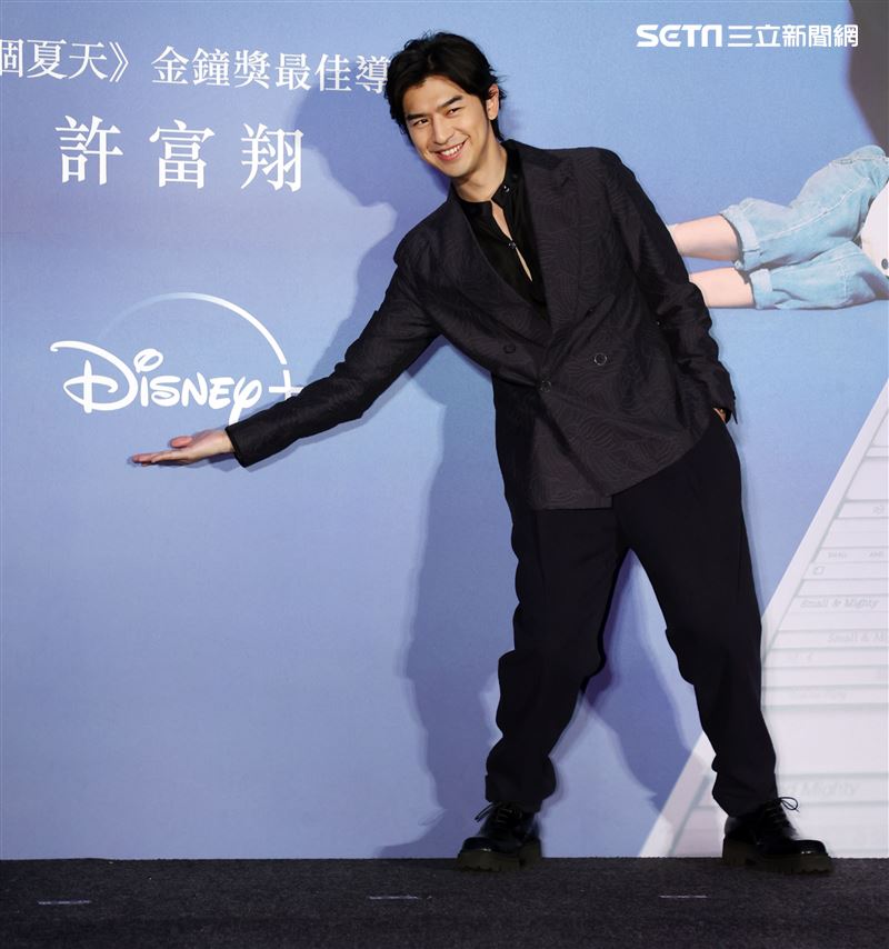 陳柏霖出席「正義的算法」發布記者會。（記者邱榮吉/攝影）