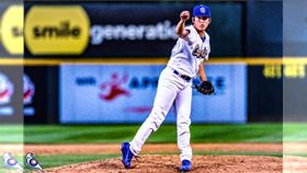 ▲效力於道奇1A的台灣棒球好手林暉盛（圖／旅美邦臉書粉專Fritz Lee提供）