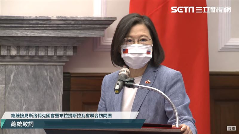 小英見斯國訪團　請超大咖人物幫口譯