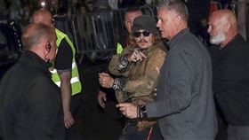 強尼戴普擔任傑夫貝克演唱會嘉賓（圖／美聯社／達志影像）