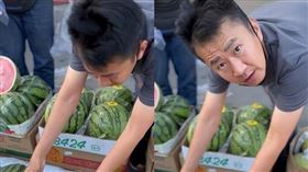 中國演員李嘉明目前在擺攤賣水果。（圖／翻攝自搜狐新聞）