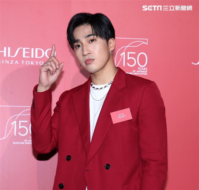 婁峻碩出席資生堂國際櫃150週年私人派對。（記者邱榮吉/攝影）