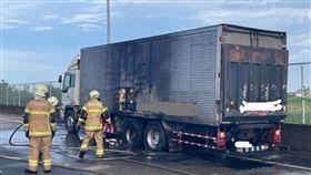 台南,國道1號,地磅站,火燒車,煞車