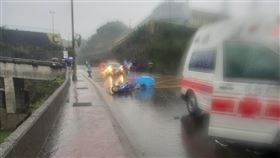 車禍,曳引車,新北,瑞芳區,物流共和國廠區（圖／翻攝畫面）