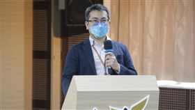 前台南市政府副發言人易俊宏今年5月底已離職的前台南市政府副發言人易俊宏（圖）曾有一段時間固定在市府防疫記者會中擔任引言人。（讀者提供）中央社記者楊思瑞台南傳真  111年6月6日