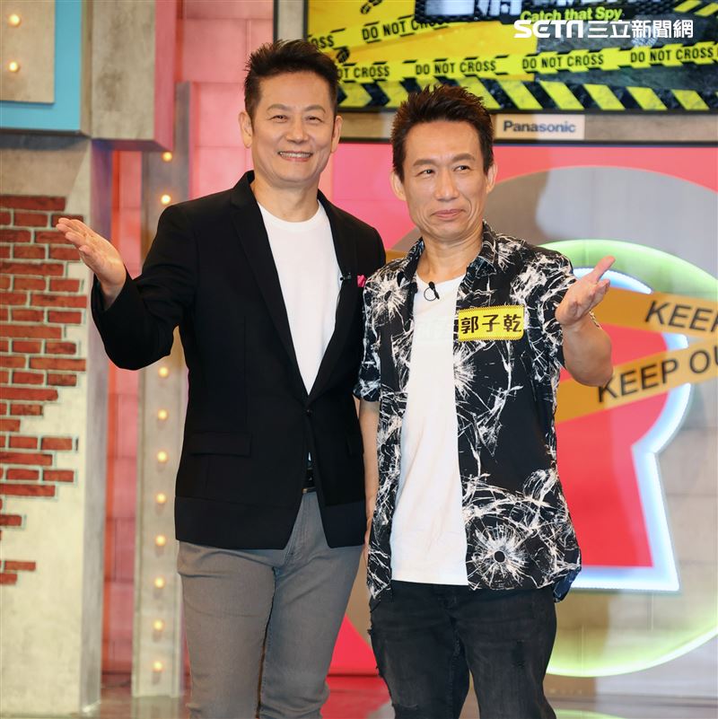 徐乃麟、郭子乾「王牌諜對諜」新節目。（記者邱榮吉/攝影）