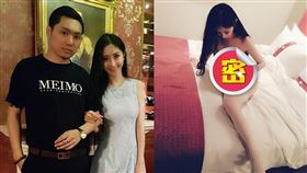 連千毅（左）和真人娜美育有2子。（圖／翻攝自蘭庭精品臉書）