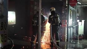 台北,公館商圈,滷味攤,火警（圖／翻攝畫面）