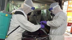 透明屍袋,火化,確診,陳時中,殯葬(李濂松 提供)