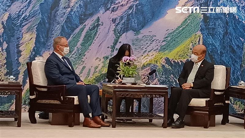 法參議院訪團拜訪蘇揆　團長暖喊這句