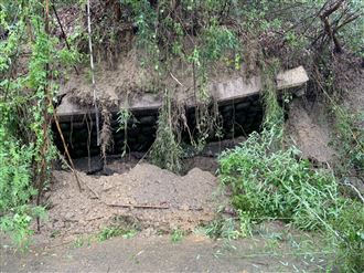 暴雨下不停！苗栗造橋大面積走山