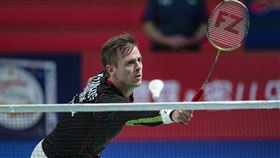 ▲丹麥好手維汀休斯發文控訴司線員睡著。（圖／美聯社／達志影像）