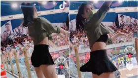 啦啦隊女孩芊芊賣力熱舞。（圖／翻攝自IG）