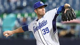 羅力6局失1分好投，收下生涯第99勝。(圖／富邦悍將提供)