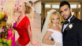 布蘭妮和小12歲的健身教練山姆阿斯加利結婚了。（圖／翻攝自IG）