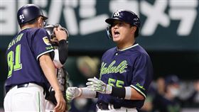 ▲養樂多村上宗隆雙響砲。（圖／取自東京養樂多燕子FB）